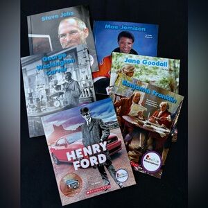 Scholastic Rookie Biography - 6 Book Bundle